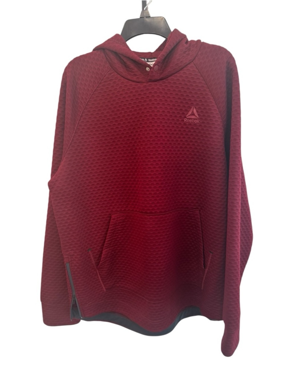 Reebok Men's Surge Textured Knit Pullover Hoodie set men’s size L